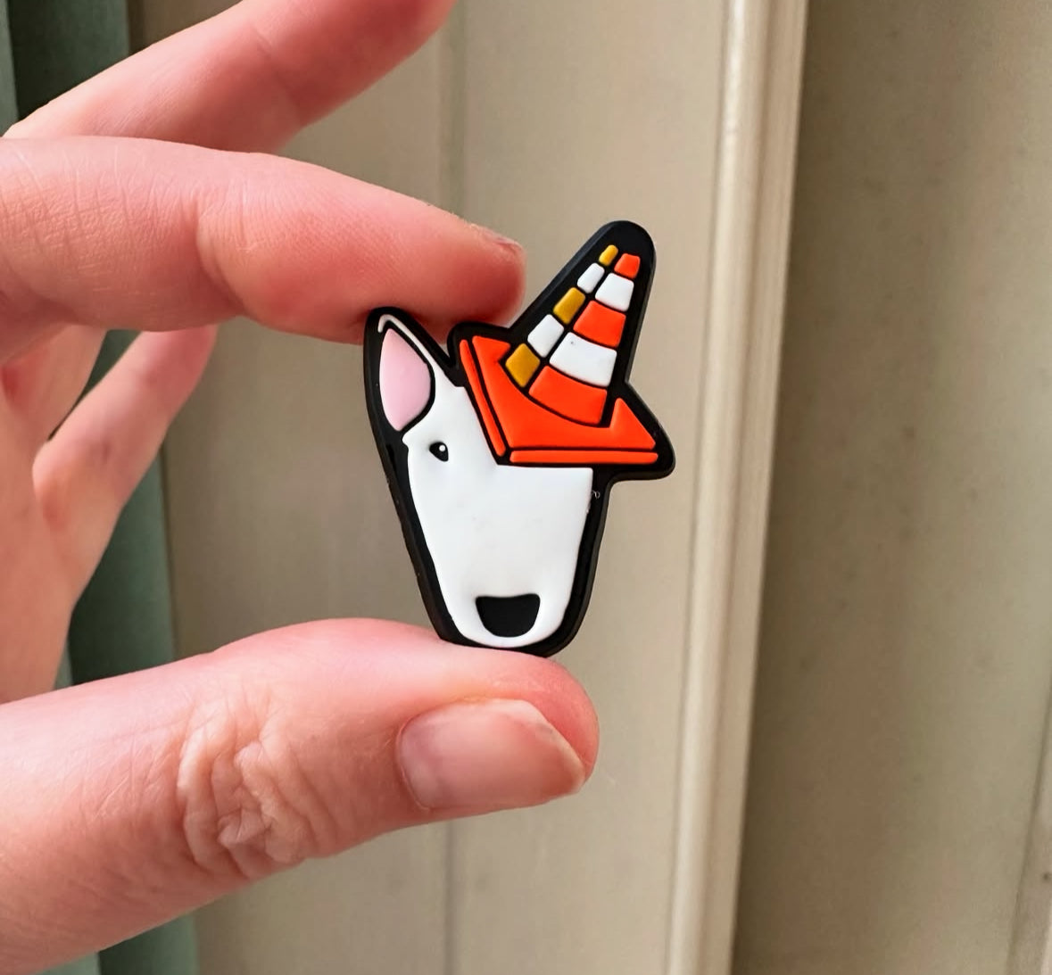 Bull Terrier Clog Charm