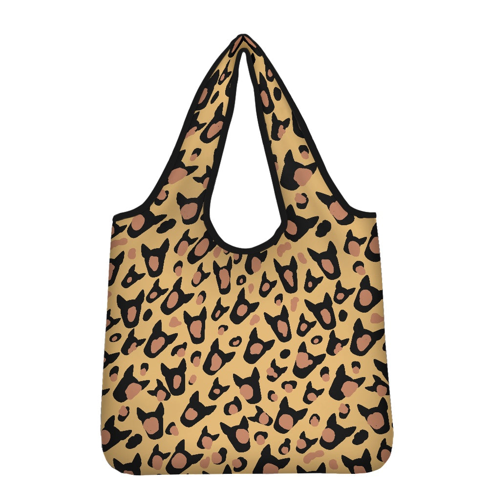 Bull Terrier Print Parachute Shopper Bag