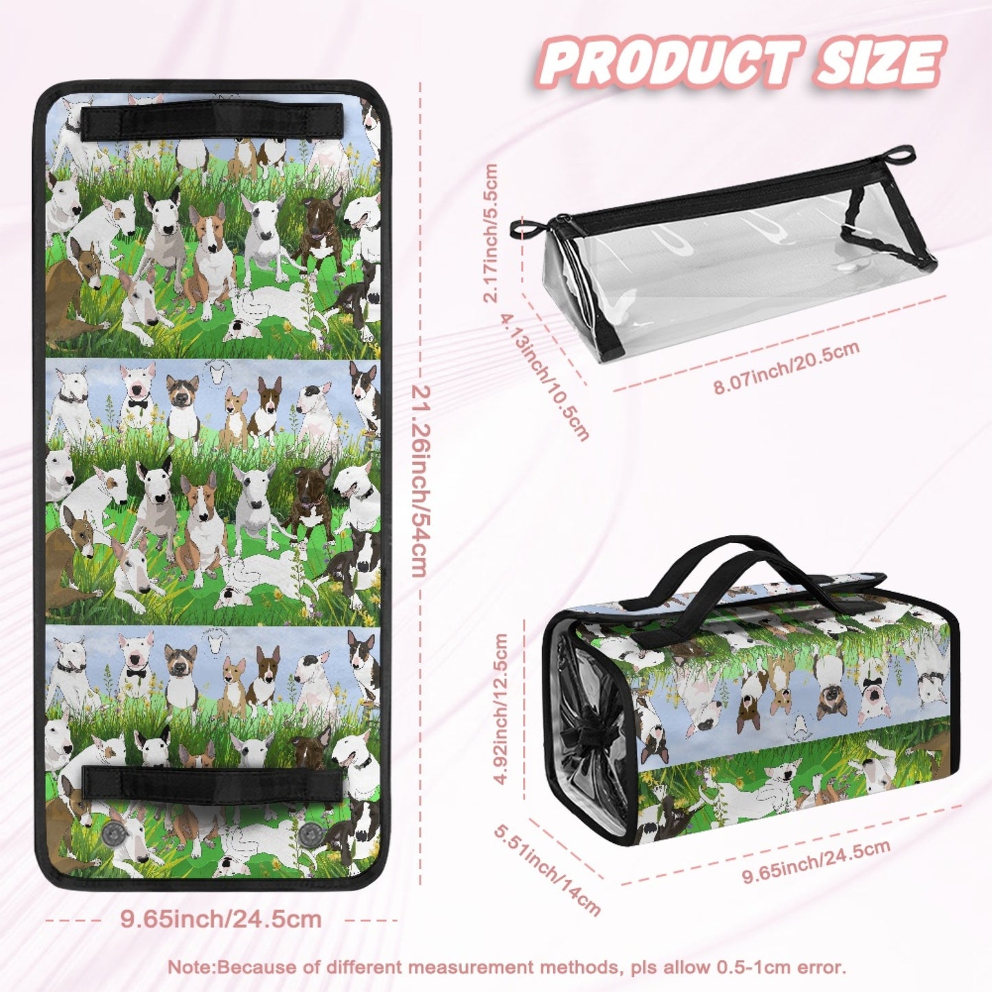 Bull Terrier Folding Compartment Bag