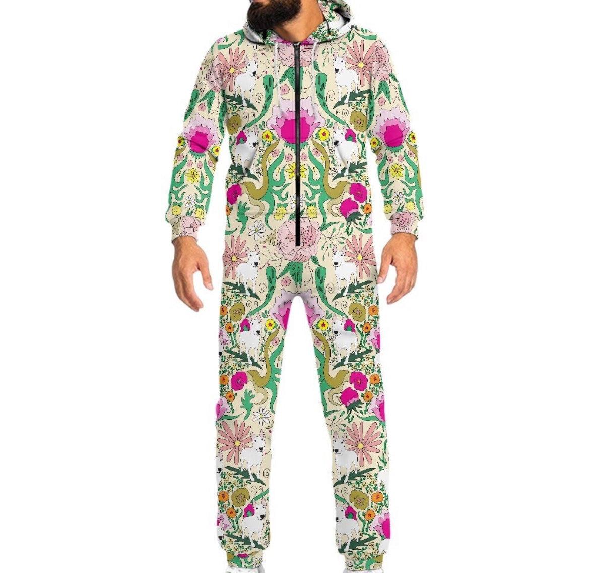 Bull Terrier Onesie Jumpsuit