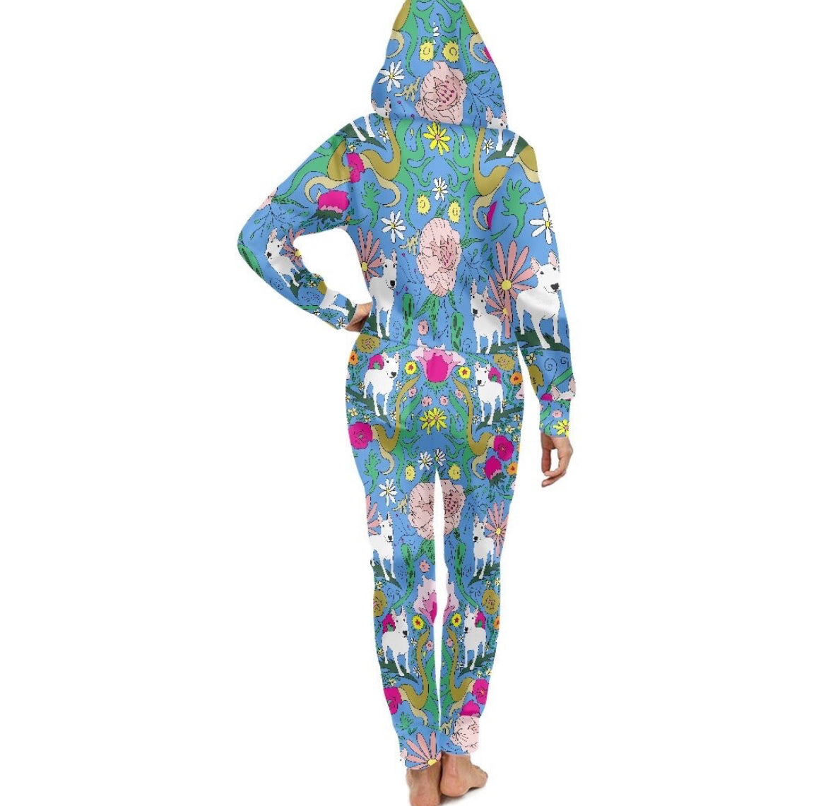 Bull Terrier Onesie Jumpsuit