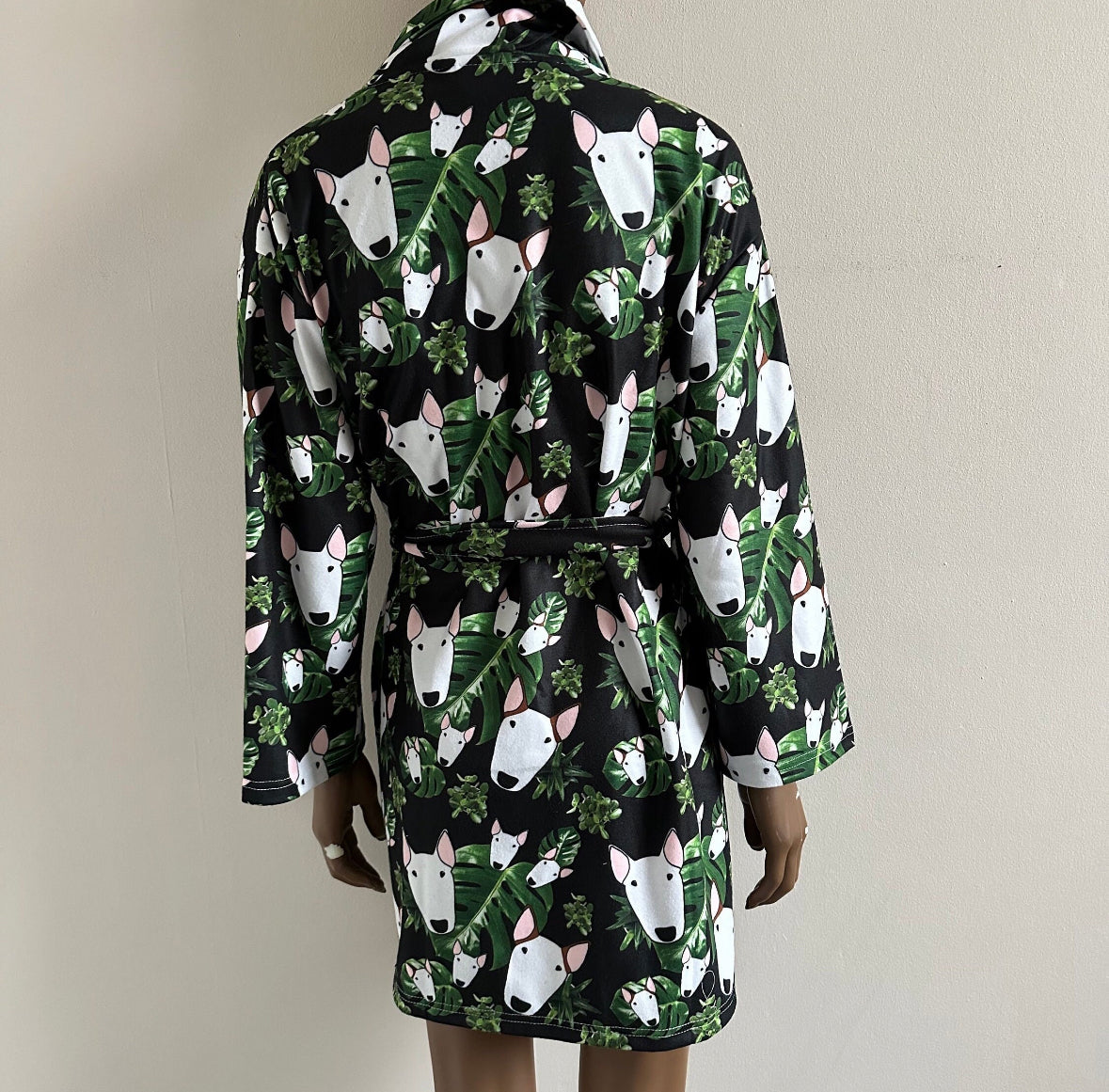 Bull Terrier Dressing Gown