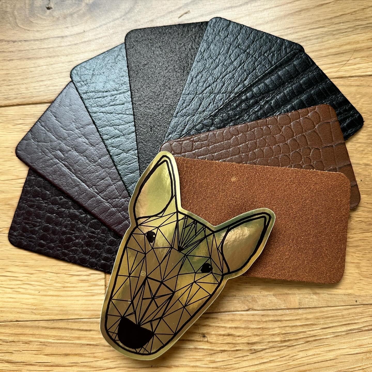 The Kasper Keyfob Leather Bull Terrier Keyring