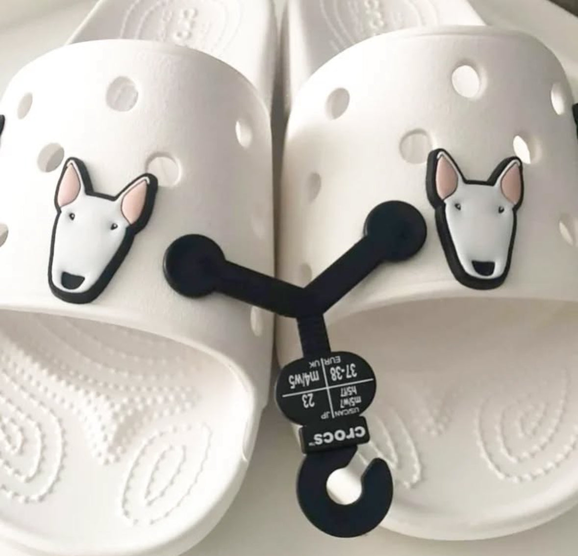 Bull Terrier Clog Charm