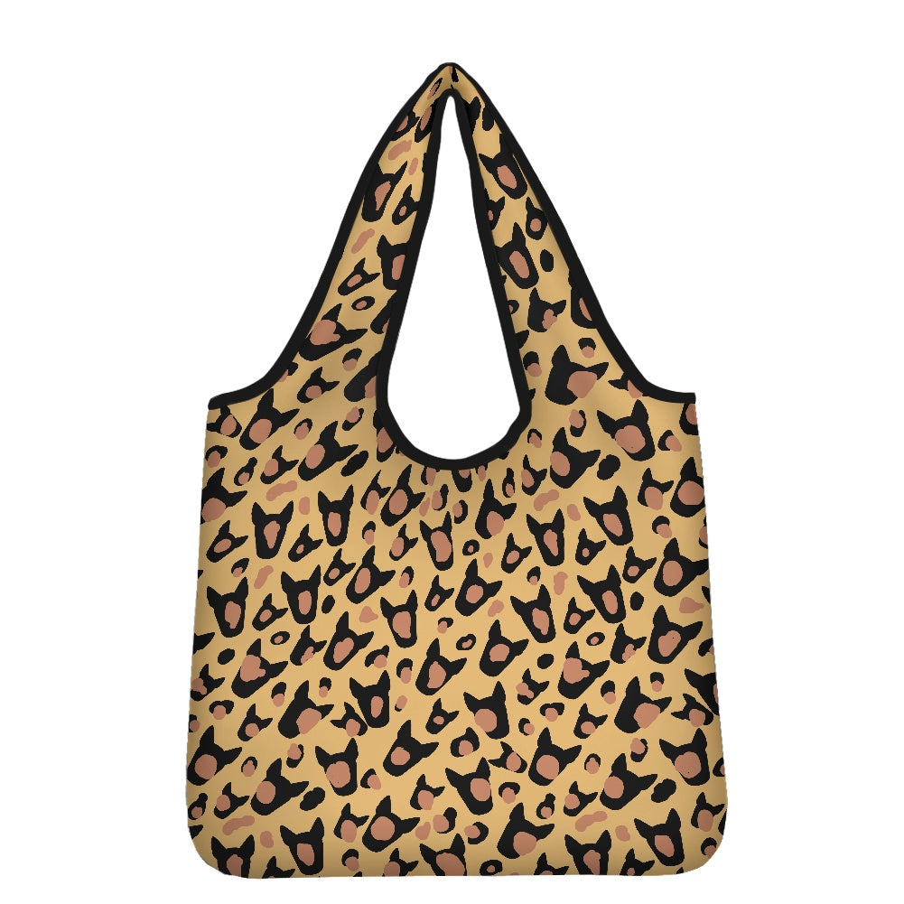 Bull Terrier Print Parachute Shopper Bag