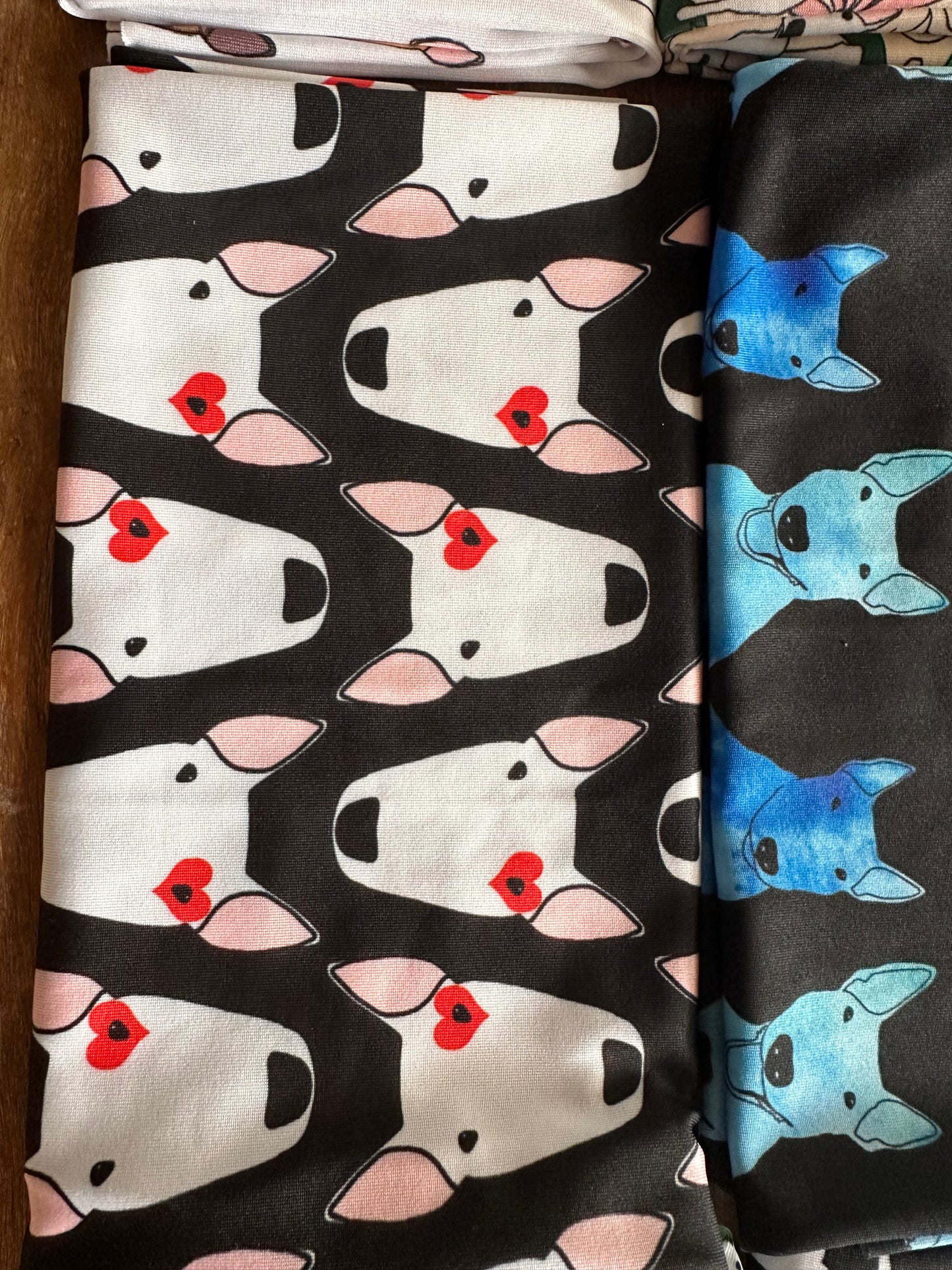 Bull Terrier Print Scarf Tube Snood