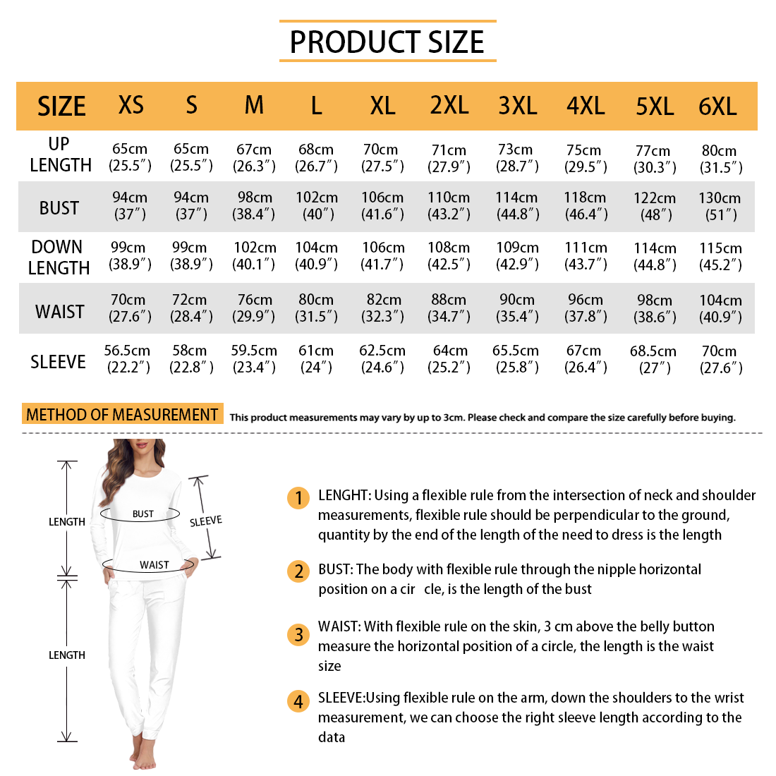 Ladies long sleeve pyjama set