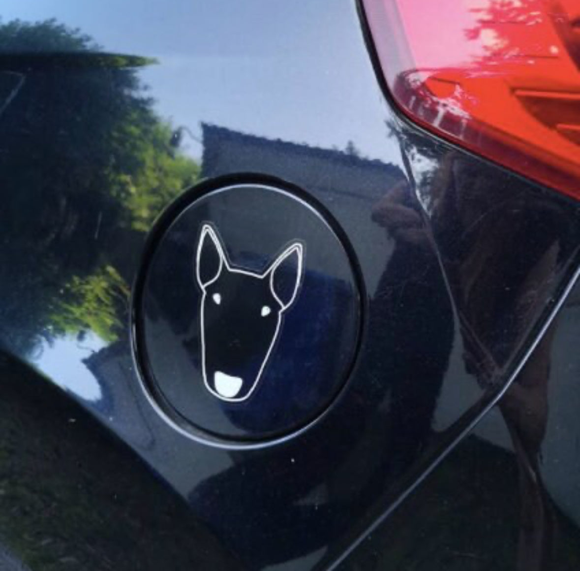 Bull Terrier Vinyl Car Sticker