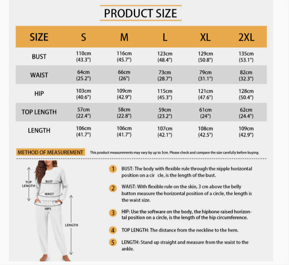 Ladies soft pyjama set
