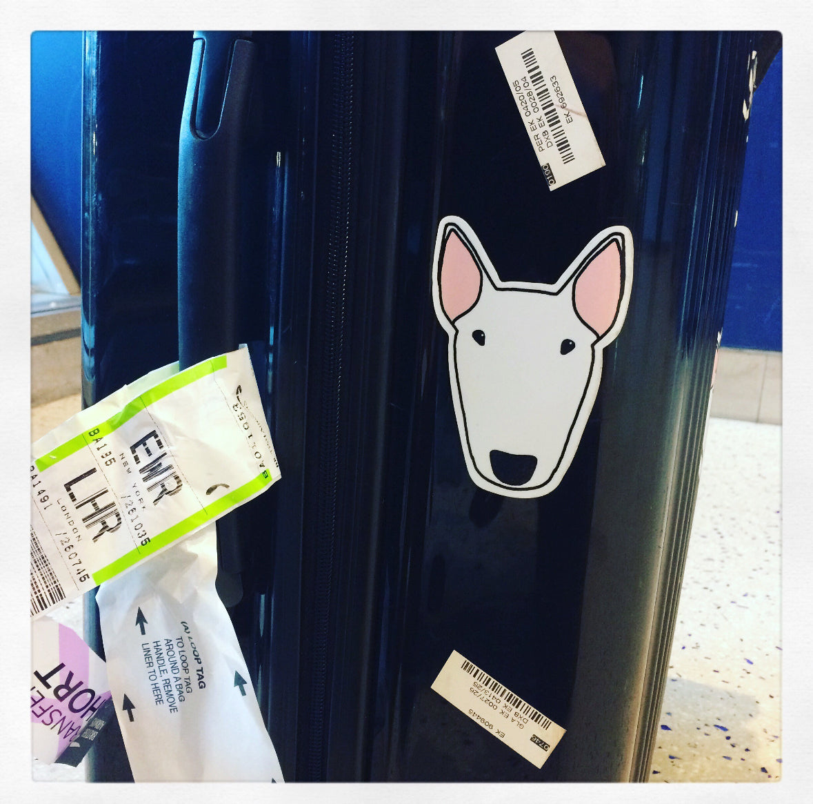 Bull Terrier Vinyl Car Sticker