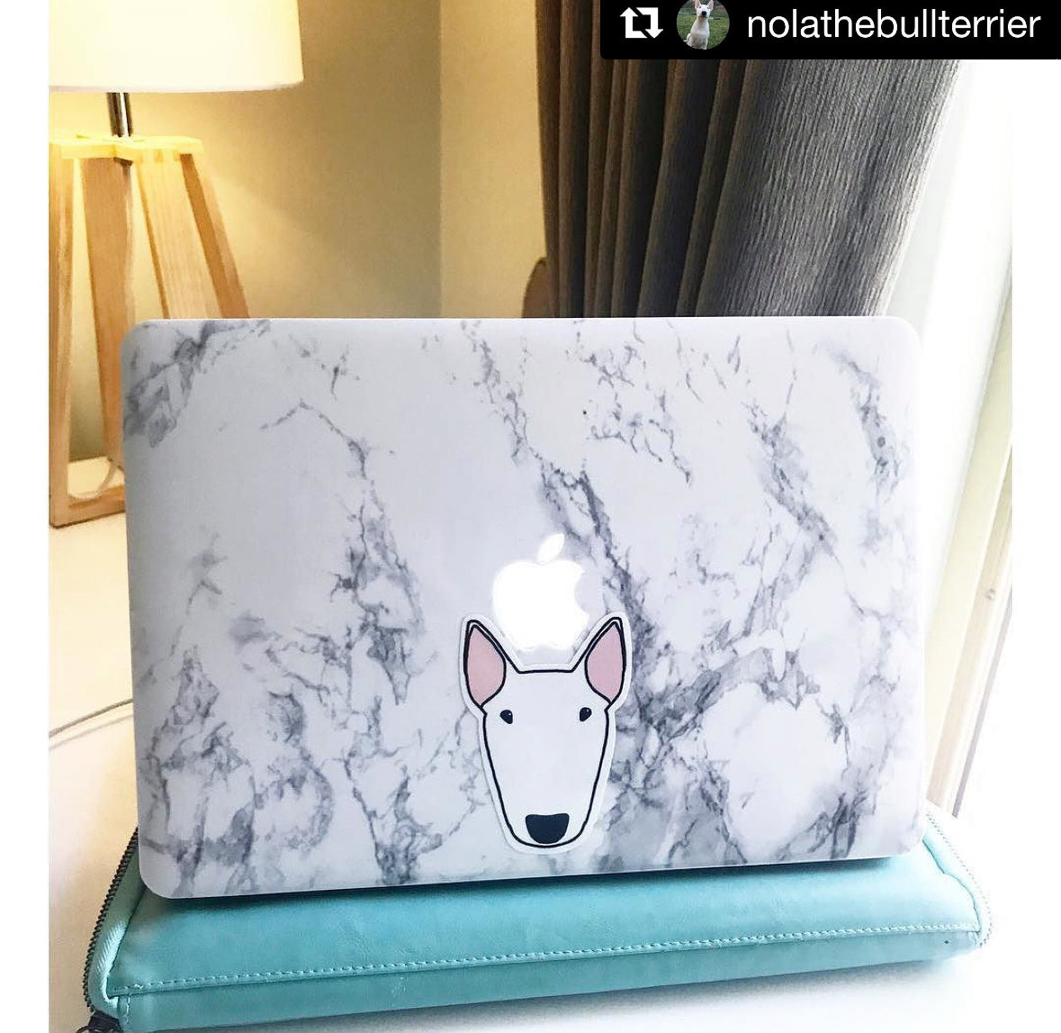 Bull Terrier Vinyl Car Sticker