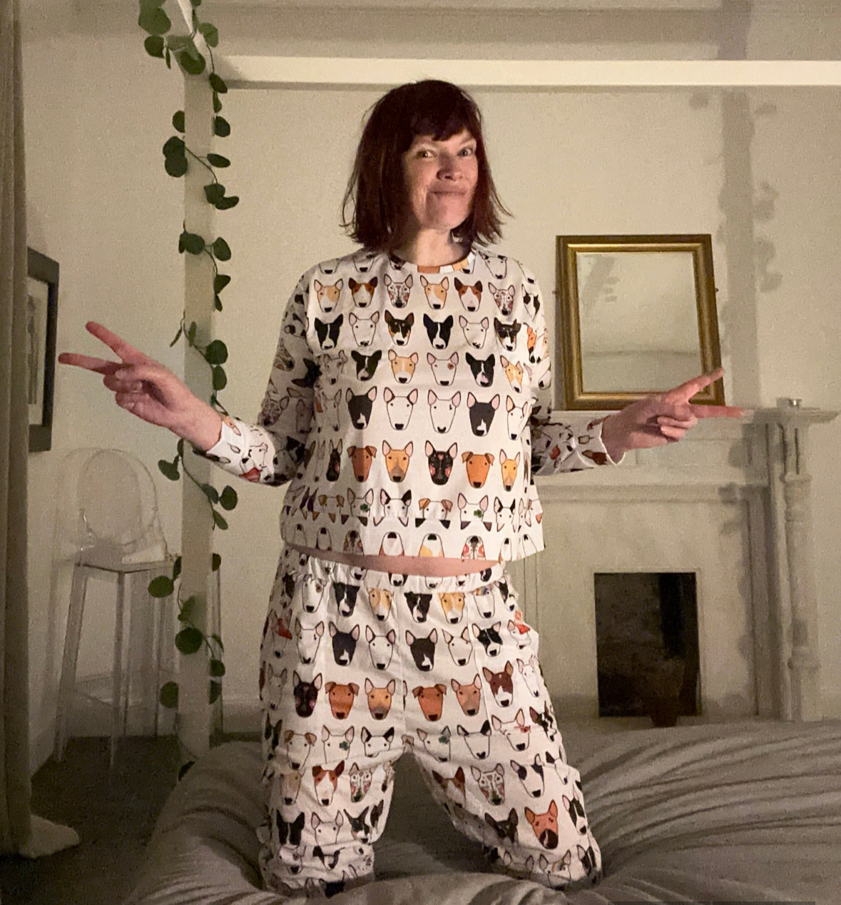 Ladies soft pyjama set