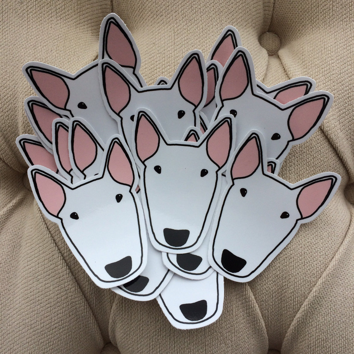 Bull Terrier Vinyl Car Sticker