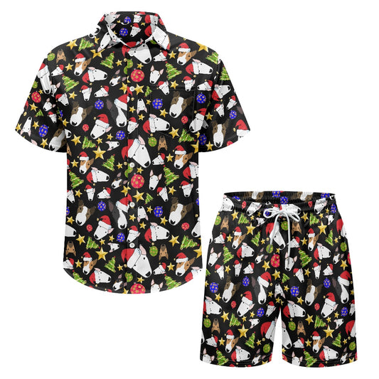 Festive Bullies Matching Shirt And Shorts Suit