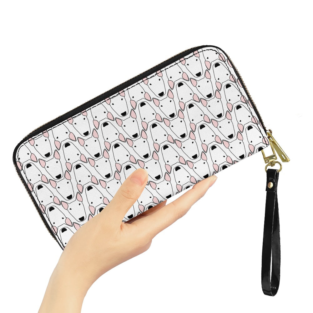 Vegan Leather Zipper Purse