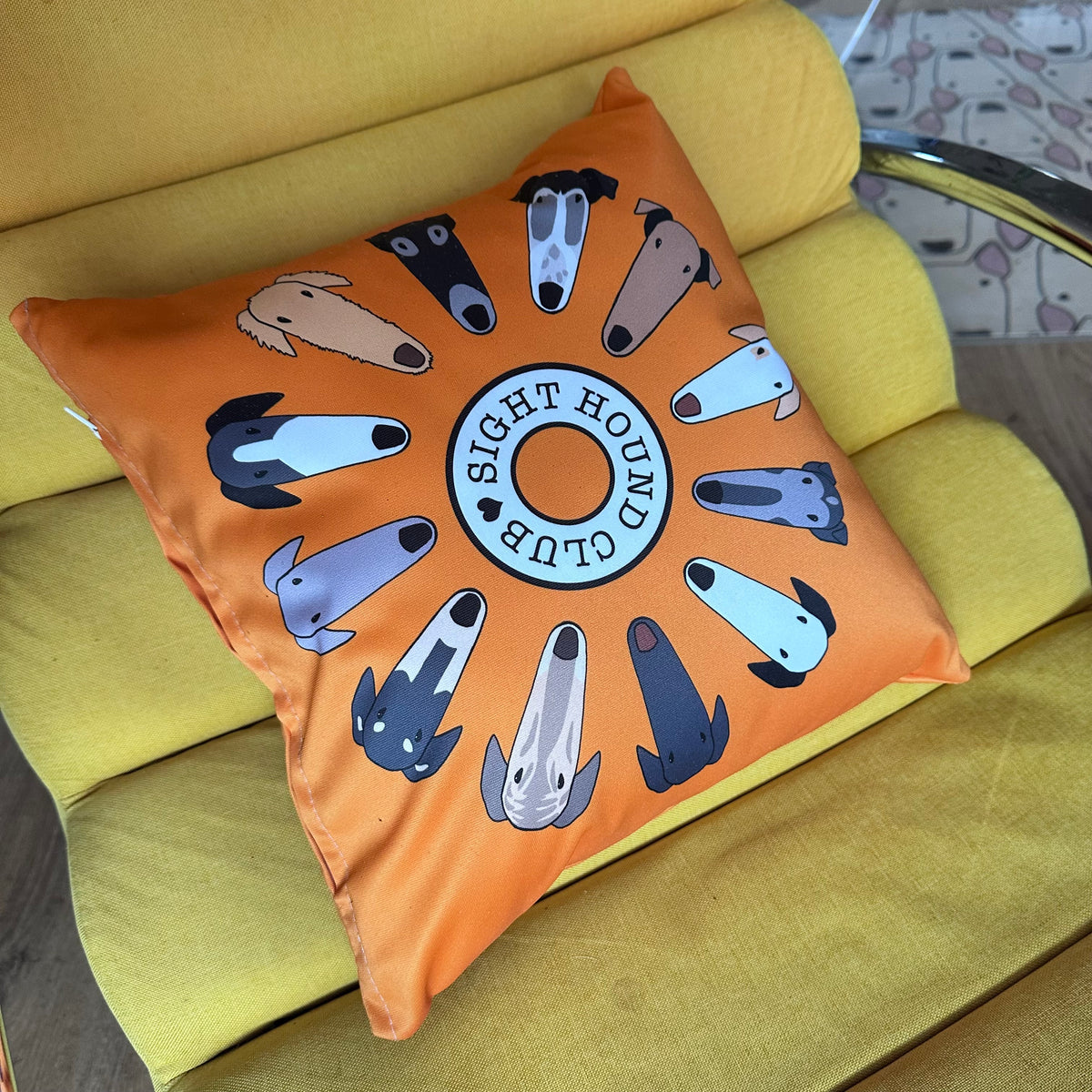 Hound Club Sighthound Greyhound Whippet Lurcher Cushion