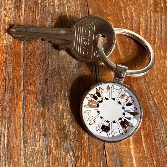Bully Circle Keyring