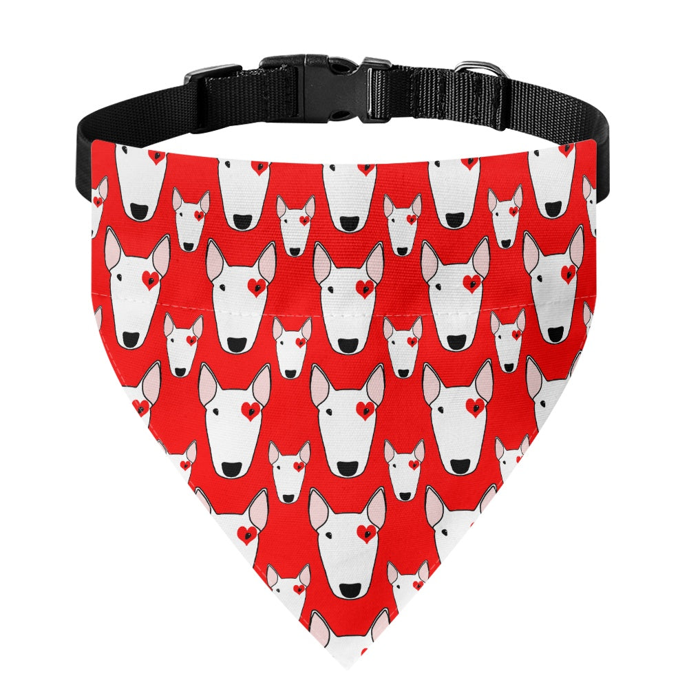 Bully Print Pet Bandana Collar