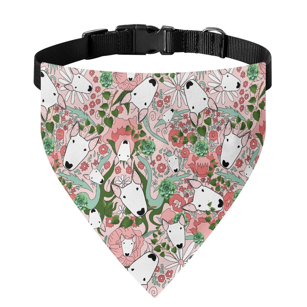 Bully Print Pet Bandana Collar