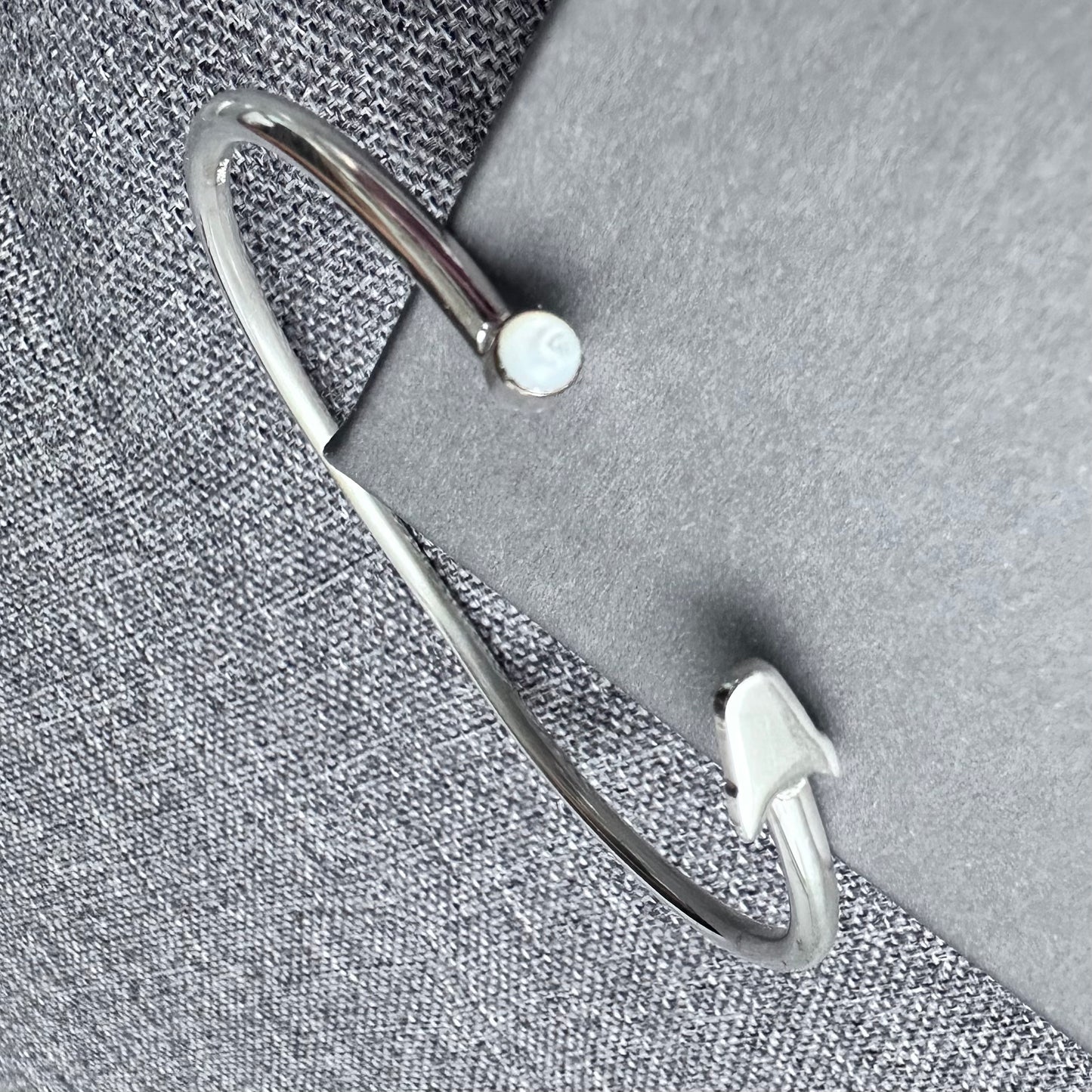Sterling Silver Bull Terrier Bangle