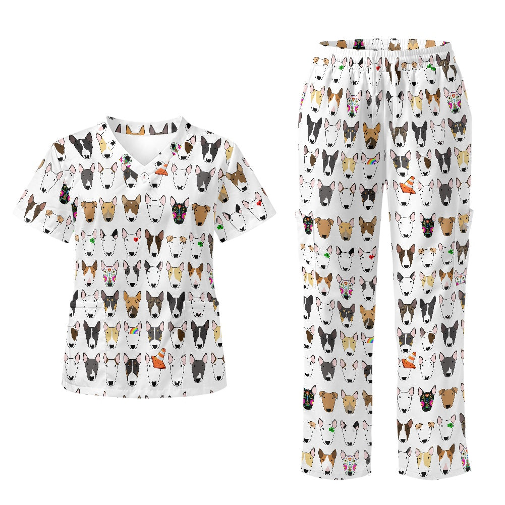 Multibull Bull Terrier Scrubs Uniform (other patterns available)