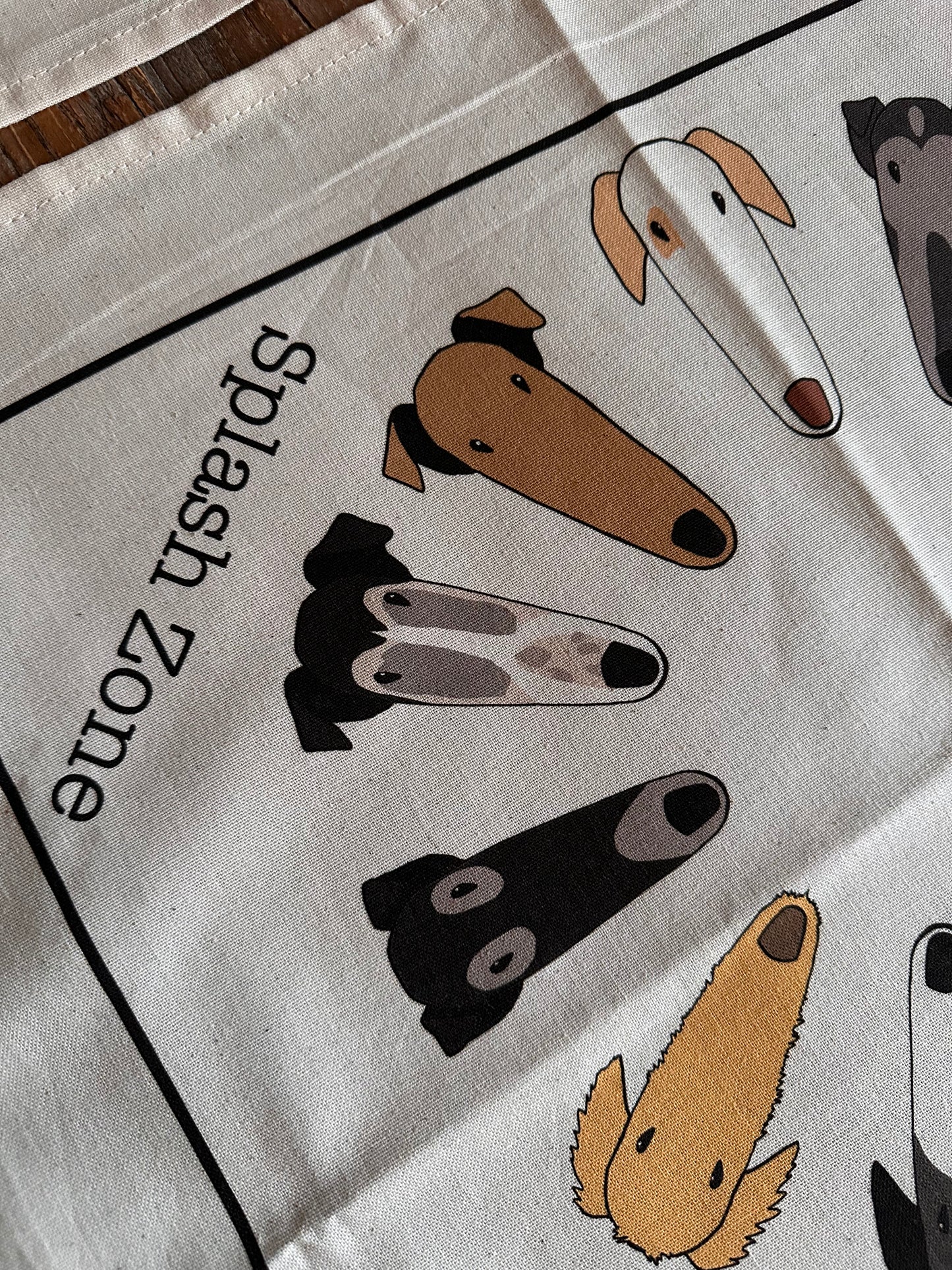 Splash Zone Sight Hound Tea Towel