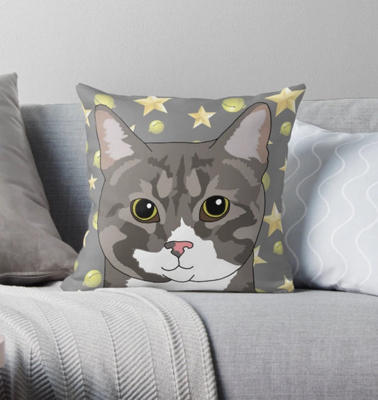 Custom Pet Portrait Cushion (Dog, Cat or any other animal)