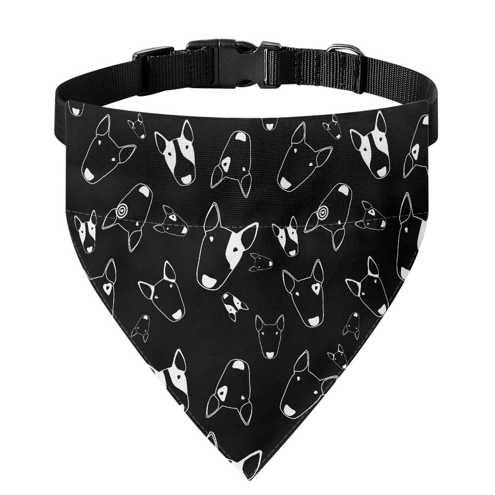 Bully Print Pet Bandana Collar