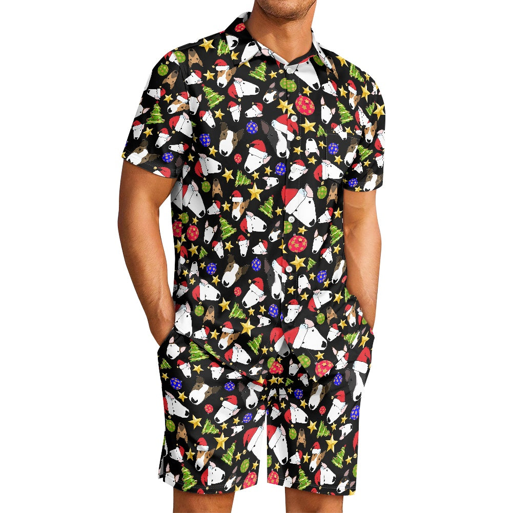 Festive Bullies Matching Shirt And Shorts Suit