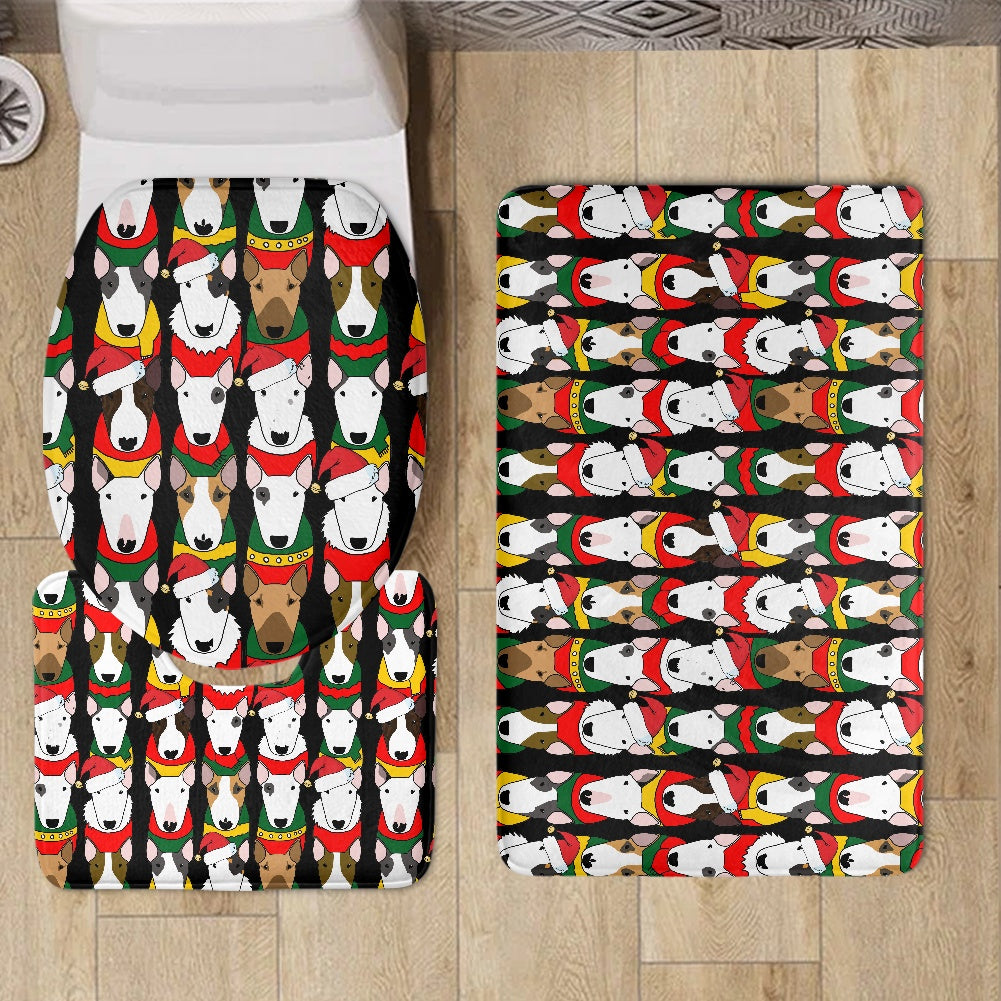 Festive Bullies bathroom set