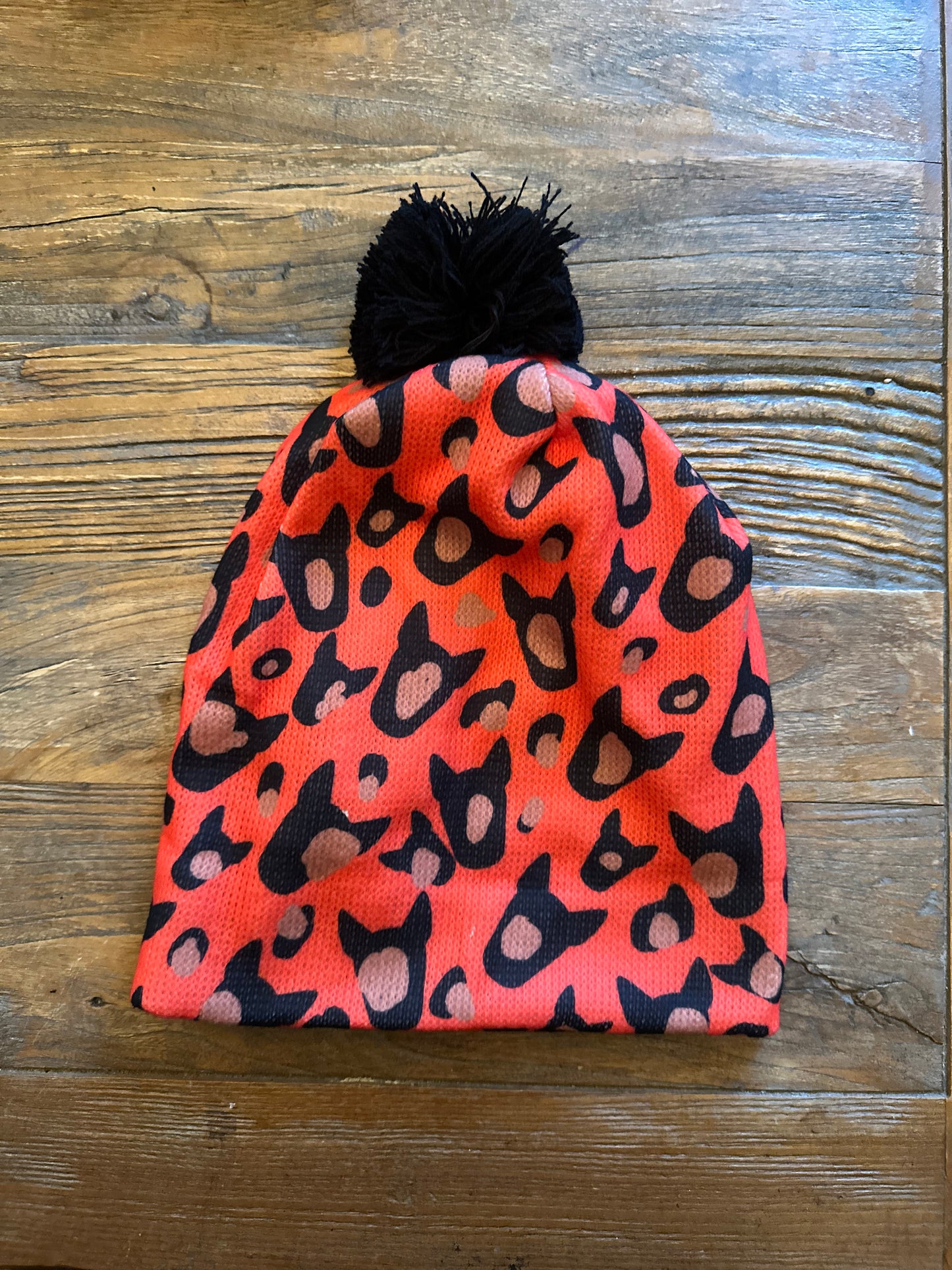 Cosy Winter Hat in a choice of bull terrier fabrics