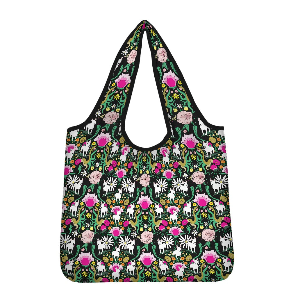 Bull Terrier Print Parachute Shopper Bag