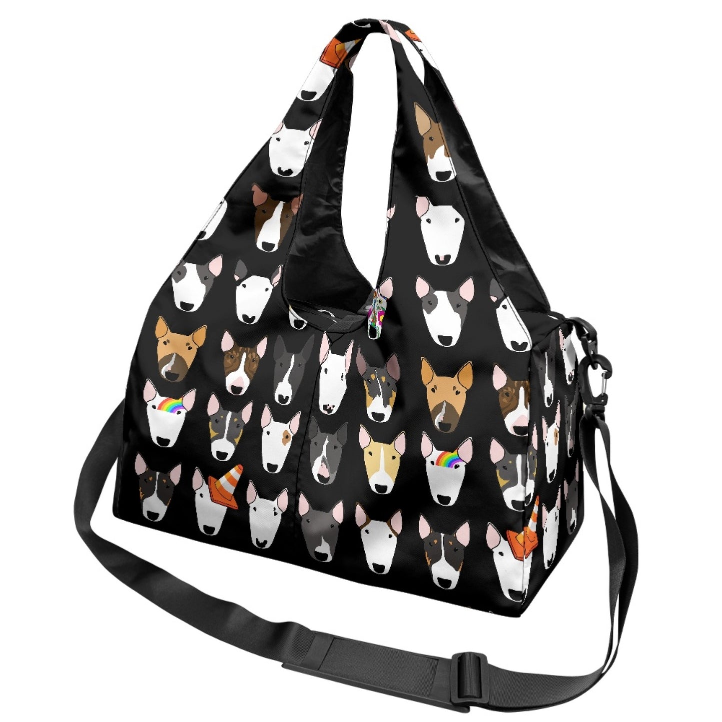 Bull Terrier Print Gym Bag