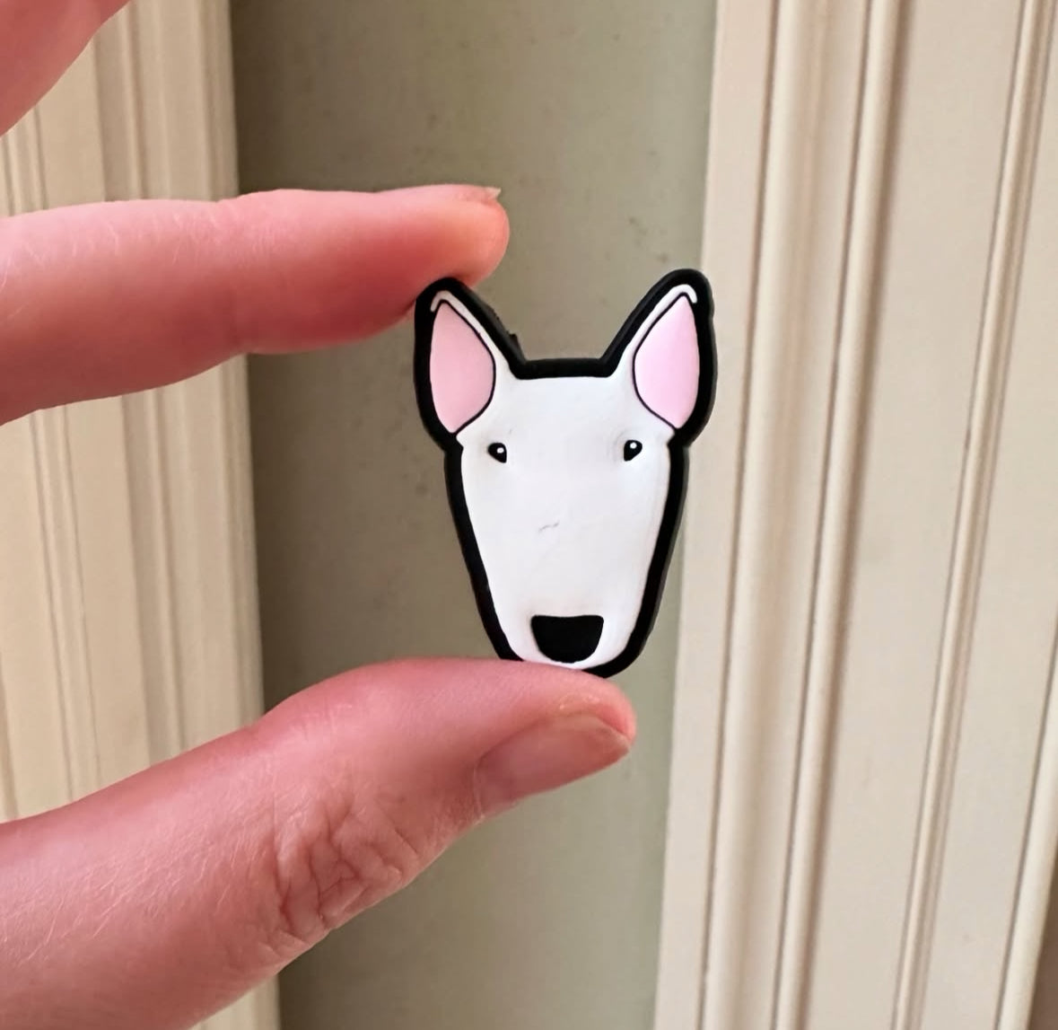 Bull Terrier Clog Charm