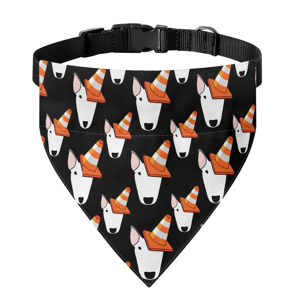 Bully Print Pet Bandana Collar