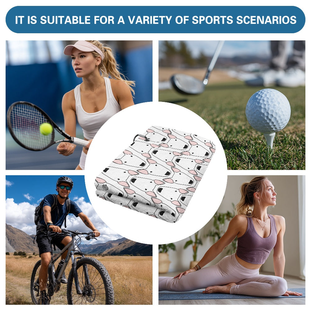 Bully Gridlock Print Golf Sports Towel
