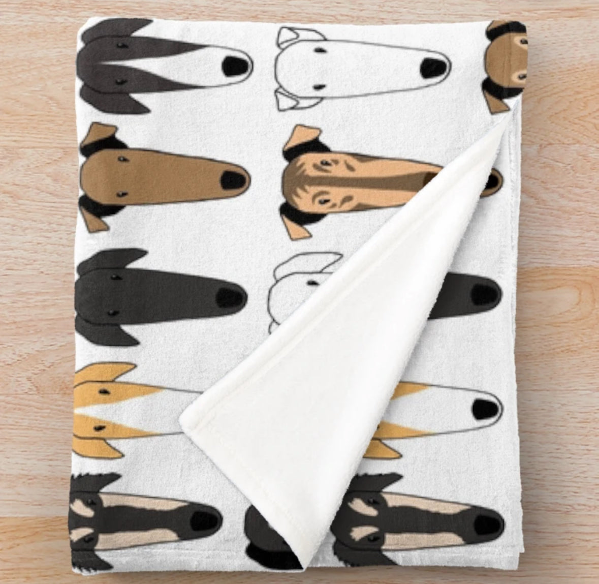 Hound Gang Fleece Blanket (3 sizes)