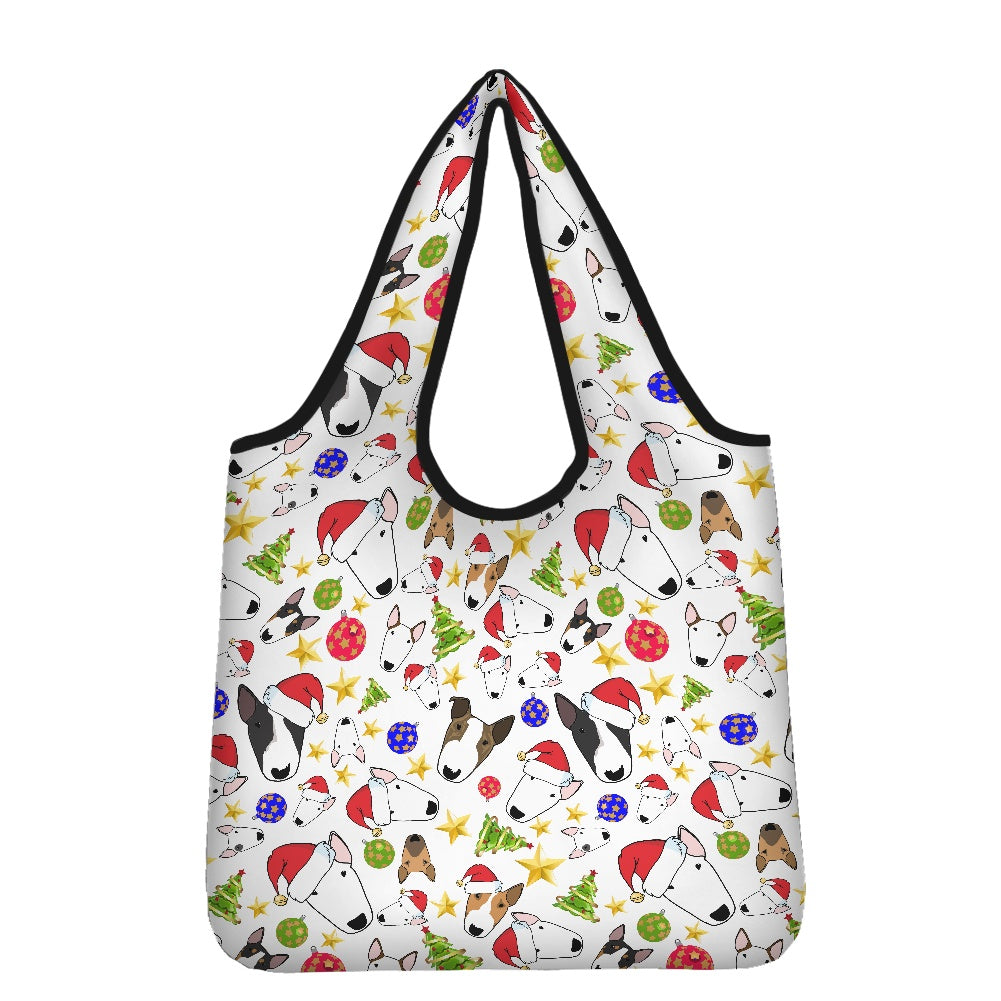Bull Terrier Print Parachute Shopper Bag