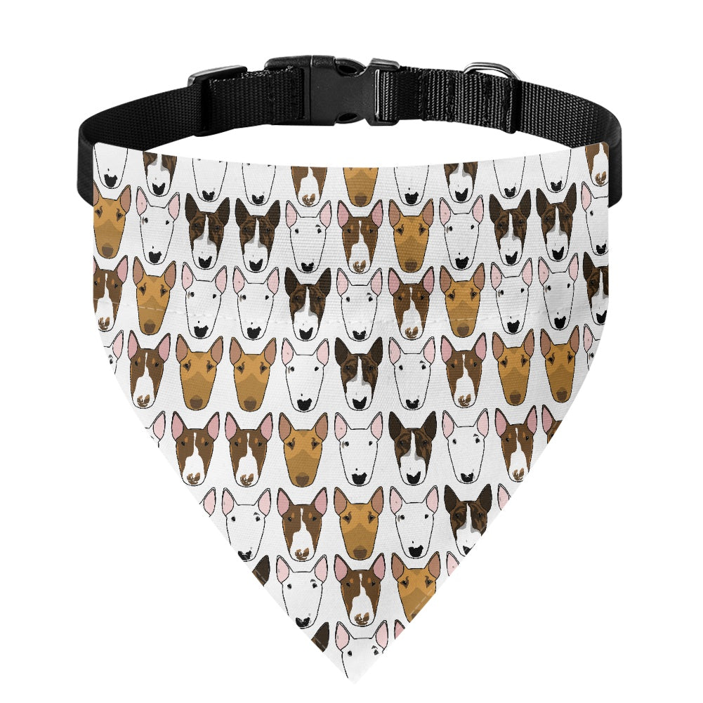 Bully Print Pet Bandana Collar
