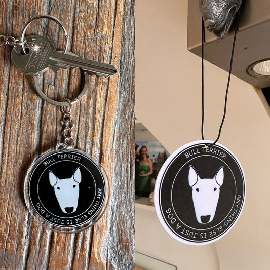 Car Air Freshener and Keyring Set