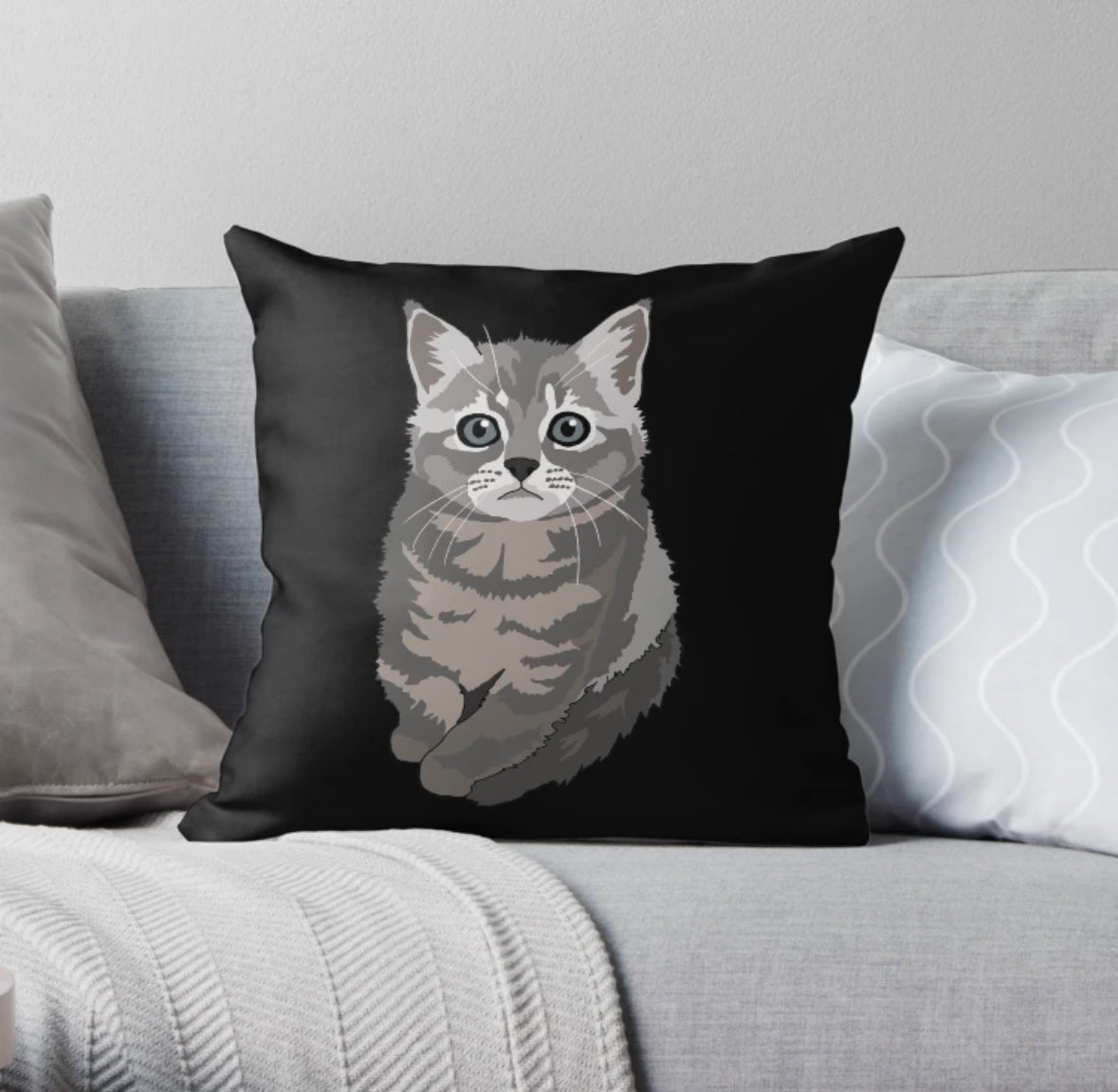 Custom Pet Portrait Cushion (Dog, Cat or any other animal)