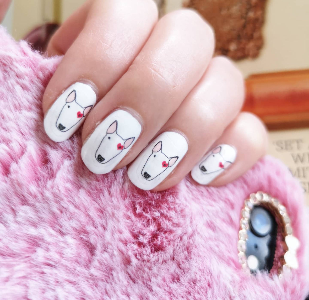 Bull Terrier Nail Decals