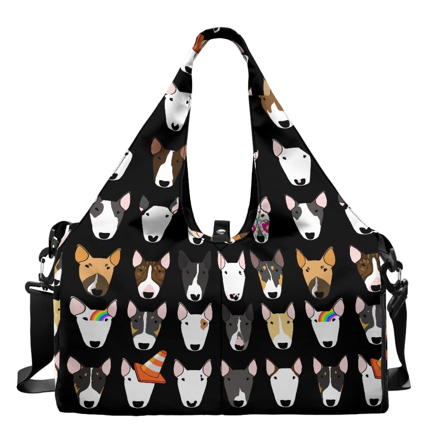 Bull Terrier Print Gym Bag