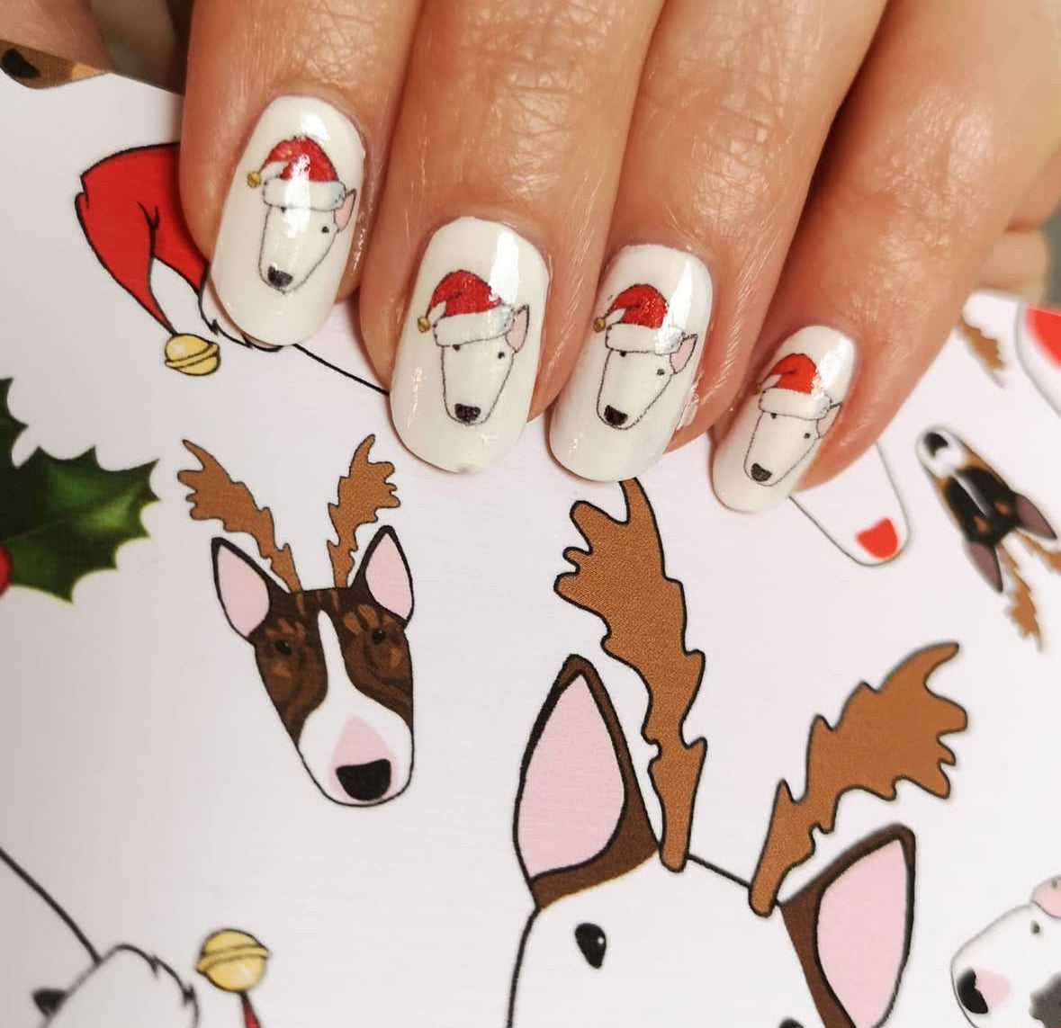 Bull Terrier Nail Decals