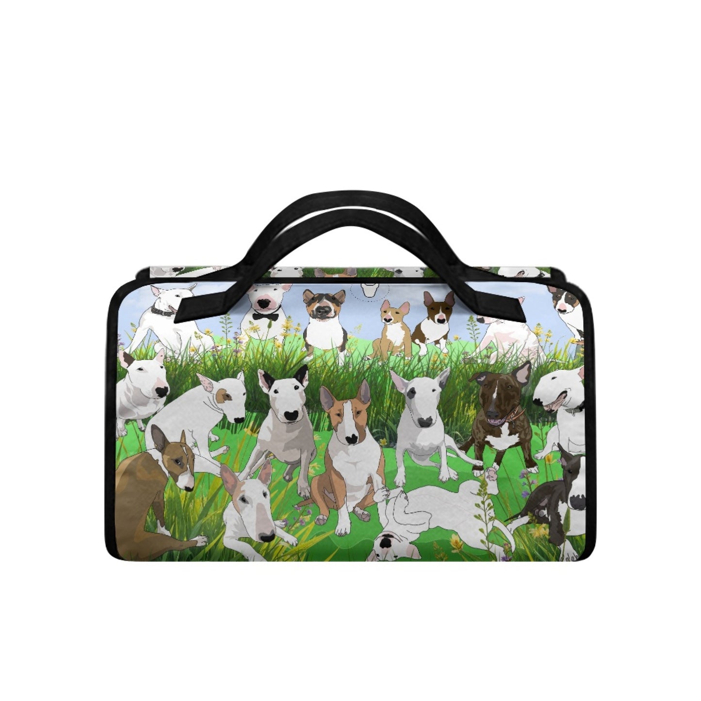 Bull Terrier Folding Compartment Bag