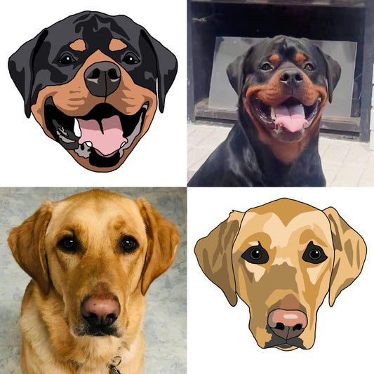 Custom Digital Pet Portrait