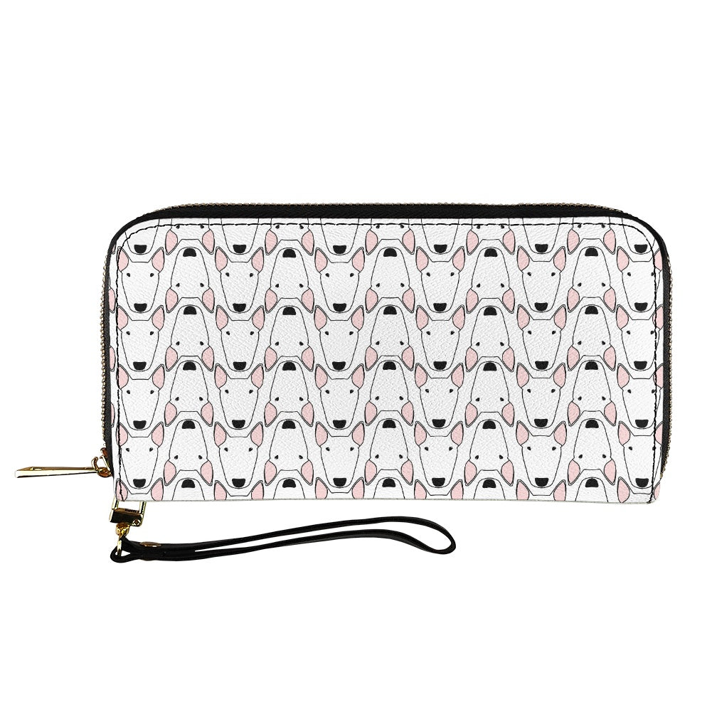 Vegan Leather Zipper Purse