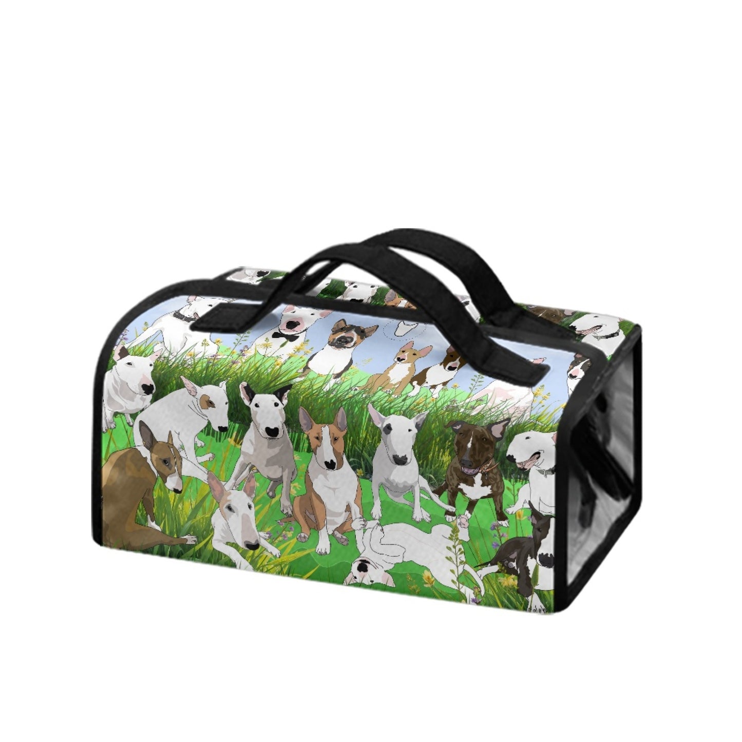 Bull Terrier Folding Compartment Bag
