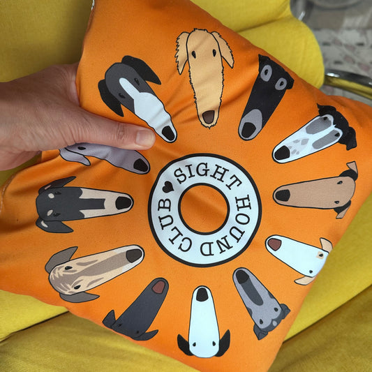 Hound Club Sighthound Greyhound Whippet Lurcher Cushion