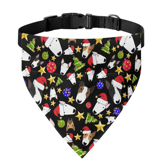 Festive Bullies Pet Bandana Collar